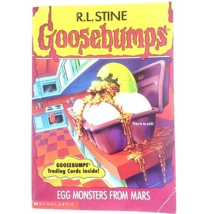 GOOSEBUMPS Egg Monsters From Mars by R.L. Stine 1996 FIRST PRINT Book